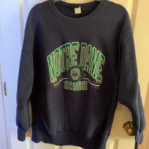 Vintage Notre Dame Crewneck Sweatshirt